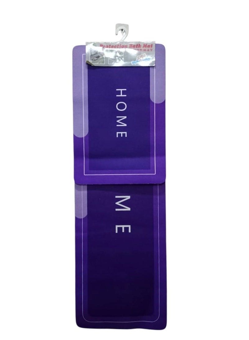 Soft Rectangular Non-Slip Floor Mat Set – 2-Piece Bathroom, Kitchen & Bedroom Rug – Machine Washable, High-Quality Multi-Purpose Mat Multicolour - Image 3